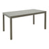 mobilier de gradina Masa din aluminiu Kliton, Champagne, Aluminiu, 150x80x74 cm
