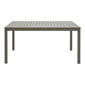 Masa din aluminiu Kliton, Champagne, Aluminiu, 150x80x74 cm, imagine suplimentara