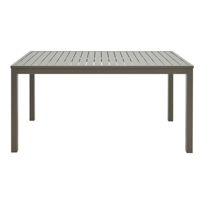 Masa din aluminiu Kliton, Champagne, Aluminiu, 150x80x74 cm, imagine suplimentara