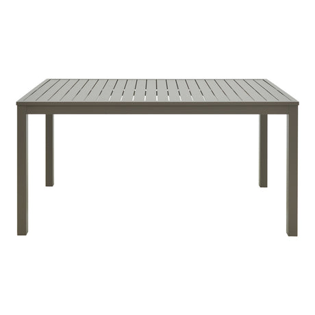 Masa din aluminiu Kliton, Aluminiu, Champagne, 150x80x74 cm