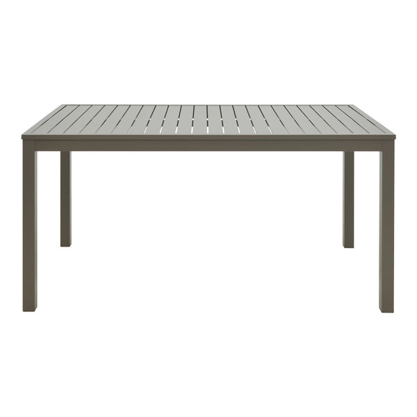 Masa din aluminiu Kliton, Aluminiu, Champagne, 150x80x74 cm