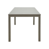 Masa din aluminiu Kliton, Aluminiu, Champagne, 150x80x74 cm