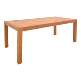 mobilier de gradina Masa din lemn de tec Vocaly, Natural 200x100x75 cm
