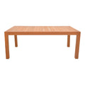 Masa din lemn de tec Vocaly, Natural, 200x100x75 cm, imagine suplimentara
