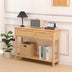 Masa dining Alenda, MDF, Natural, 100x30x76 cm