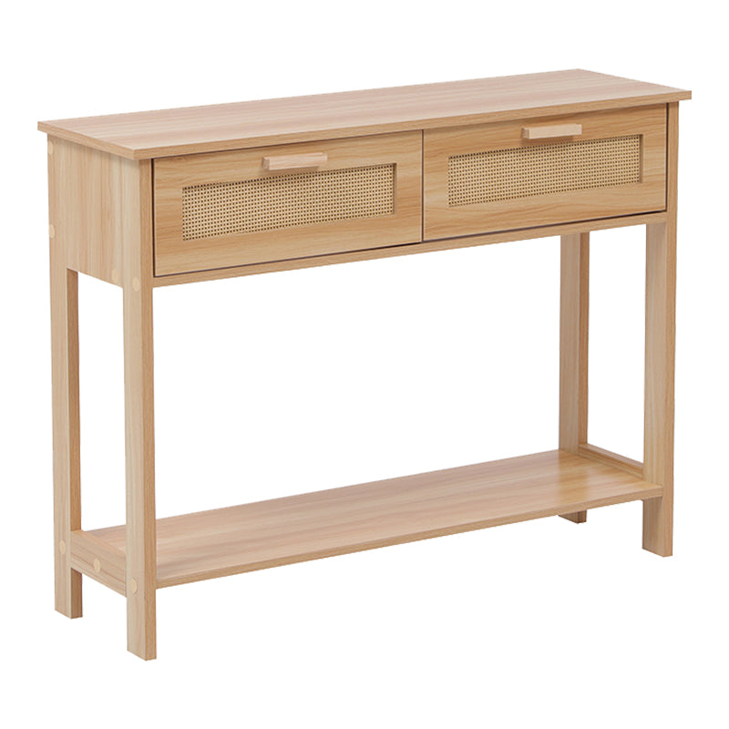 Masa dining Alenda, MDF, Natural, 100x30x76 cm