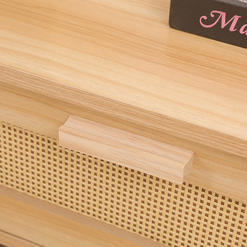 Masa dining Alenda, MDF, Natural, 100x30x76 cm