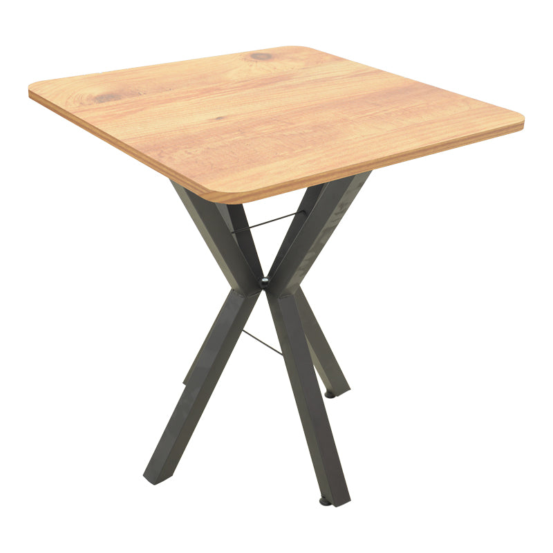 Masa dining Arenya, Metal, 70x70x72 cm - Natural