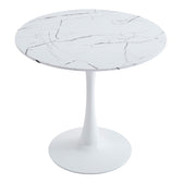 Masa dining Balou II, Alb, 80x80x75 cm, imagine suplimentara
