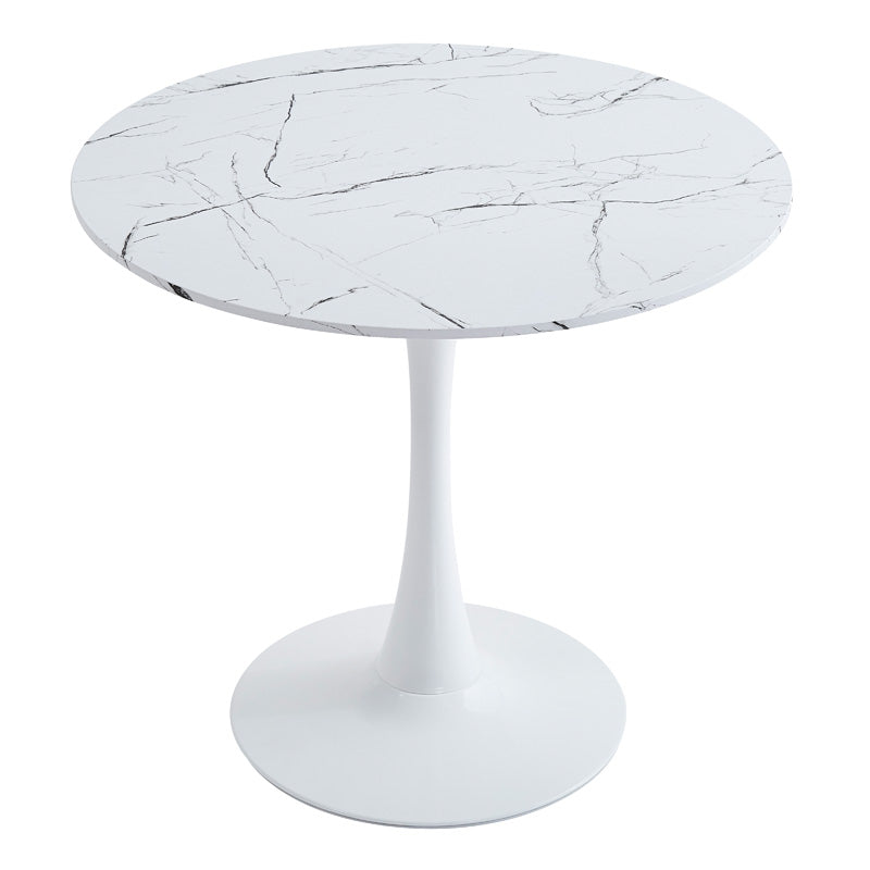 Masa dining Balou II, Alb, 80x80x75 cm, imagine suplimentara