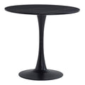 Masa dining Balou II, Negru, 80x80x75 cm