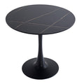 Masa dining Balou II, Negru, 80x80x75 cm, imagine suplimentara