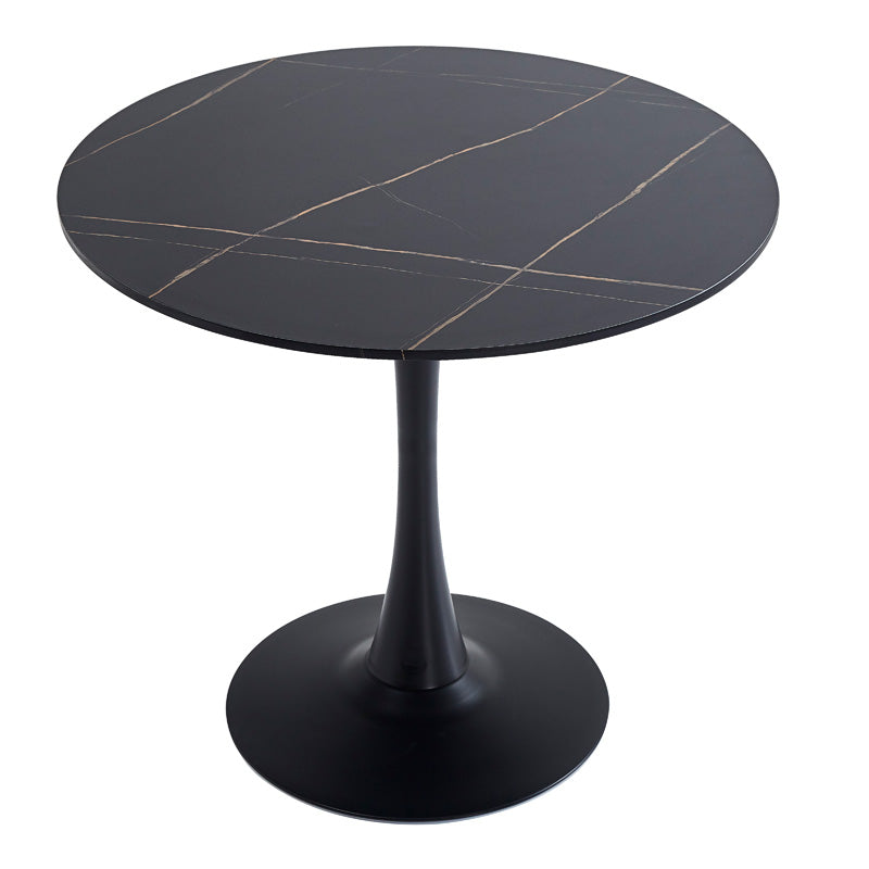 Masa dining Balou II, Negru, 80x80x75 cm, imagine suplimentara