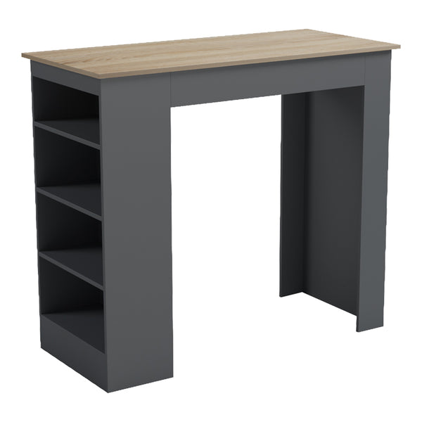 Masa dining Bar table Riff, Antracit, 120x55x105 cm