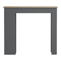 Masa dining Bar table Riff, Antracit, 120x55x105 cm, imagine ambient