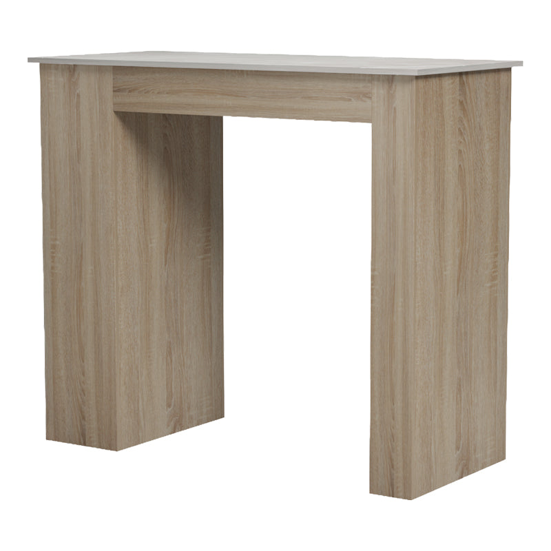 Masa dining Bar table Riff, Aspect marmura, 120x55x105 cm - Sonoma