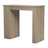 Masa dining Bar table Riff, Aspect marmura, 120x55x105 cm - Sonoma