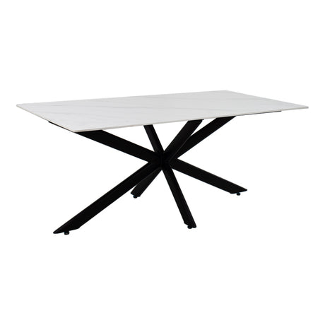 Masa dining Bethan, Metal, 180x90x75 cm