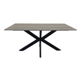 Masa dining Bethan, Metal, 180x90x75 cm - Sonoma