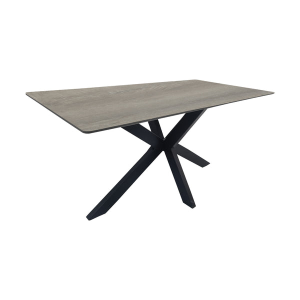 Masa dining Bethan, Metal, Sonoma, 160x80x75 cm