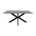 Masa dining Bethan, Metal, Sonoma, 160x80x75 cm, imagine ambient