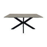 Masa dining Bethan, Metal, Sonoma, 160x80x75 cm