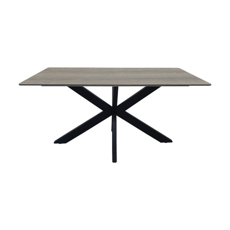 Masa dining Bethan, Metal, Sonoma, 160x80x75 cm