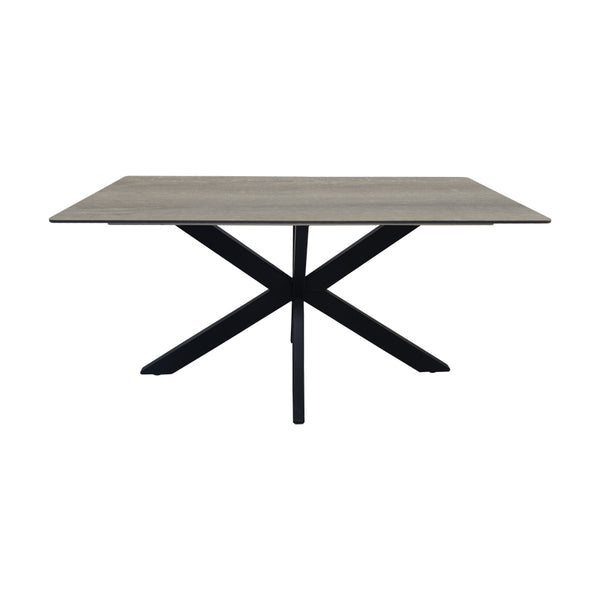 Masa dining Bethan, Metal, Sonoma, 160x80x75 cm