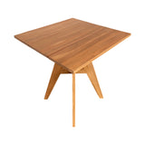 Masa dining Cadrada, Natural, 70x70x76 cm