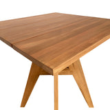 Masa dining Cadrada, Natural, 70x70x76 cm