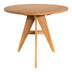Masa dining Cadrada, Natural, D80x76 cm