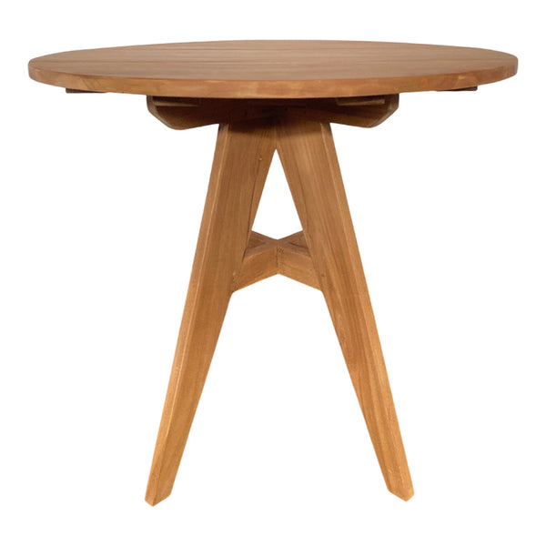 Masa dining Cadrada, Natural, D80x76 cm
