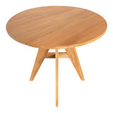 Masa dining Cadrada, Natural, D80x76 cm