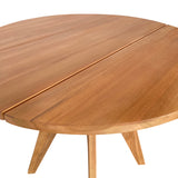 Masa dining Cadrada, Natural, D80x76 cm