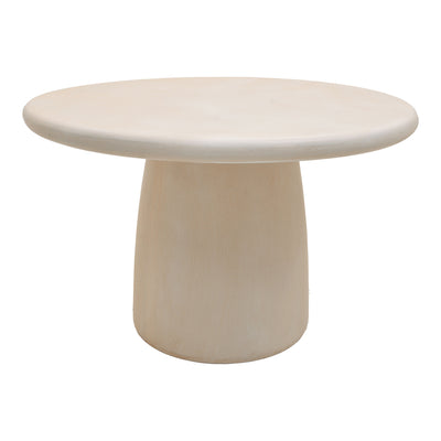 Masa dining Cocedo, Crem, D120x76 cm, imagine ambient