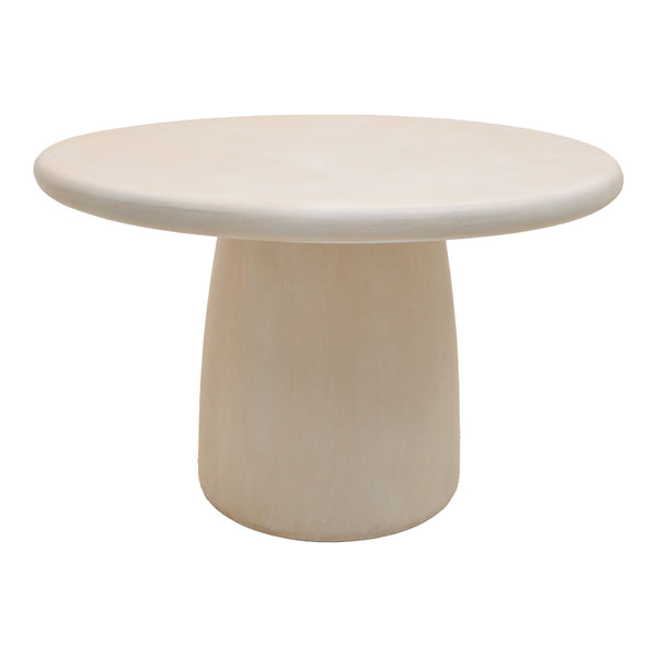 Masa dining Cocedo, Crem, D120x76 cm
