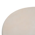 Masa dining Cocedo, Crem, D120x76 cm, detaliu produs