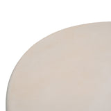 Masa dining Cocedo, Crem, D120x76 cm