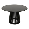 masa dining Masă dining Domonic, negru, 120x75 cm