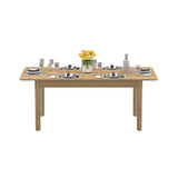 Masa Dining Extensibila Adore Bohem, Stejar, 160-200x78x90 cm