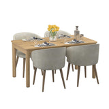 Masa Dining Extensibila Adore Bohem, Stejar, 160-200x78x90 cm