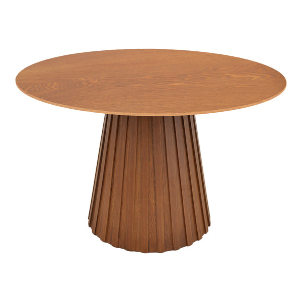 Masa dining Franzel, MDF, Nuc, D120x75 cm