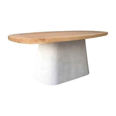 Masa dining Herona, Lemn de brad, Stejar, 180x90x78 cm