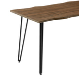 Masa dining Izzac, Nuc, 140x80x76 cm