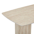 Masa dining Loosir, Aspect travertin, Travertin, 180x90x74 cm, imagine produs 4