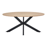 Masa dining Makrey, Metal, 160x90x75 cm - Sonoma