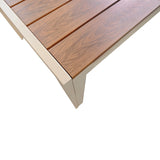 Masa dining Nares, Placaj, Champagne, 180x90x73 cm