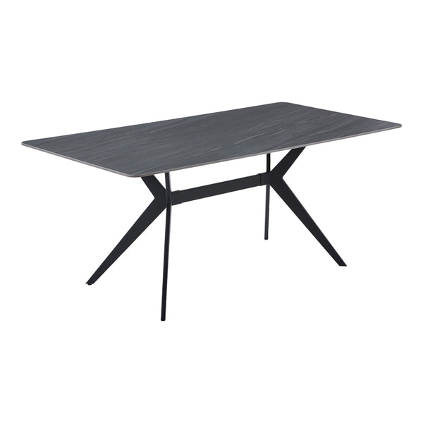 Masa dining Olivet, Aspect marmura, Marmura, 180x90x76 cm