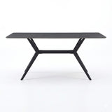Masa dining Olivet, Aspect marmura, Marmura, 180x90x76 cm