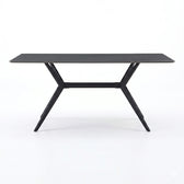 Masa dining Olivet, Aspect marmura, Marmura, 180x90x76 cm, imagine ambient